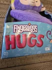 Fingerlings HUGS WowWee Kiki Advanced Interactive Plush Baby Monkey Pet Purple