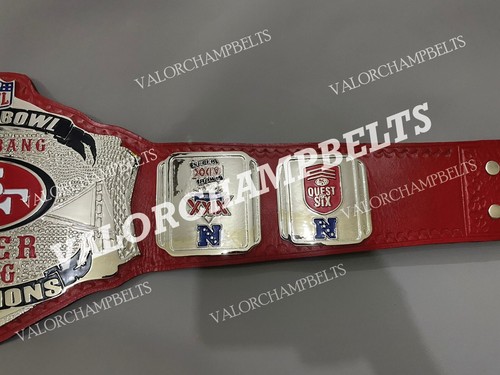 San Francisco 49ers Super Bowl NFL Football Championship Fan Belt 4mm Brass - Picture 6 of 10