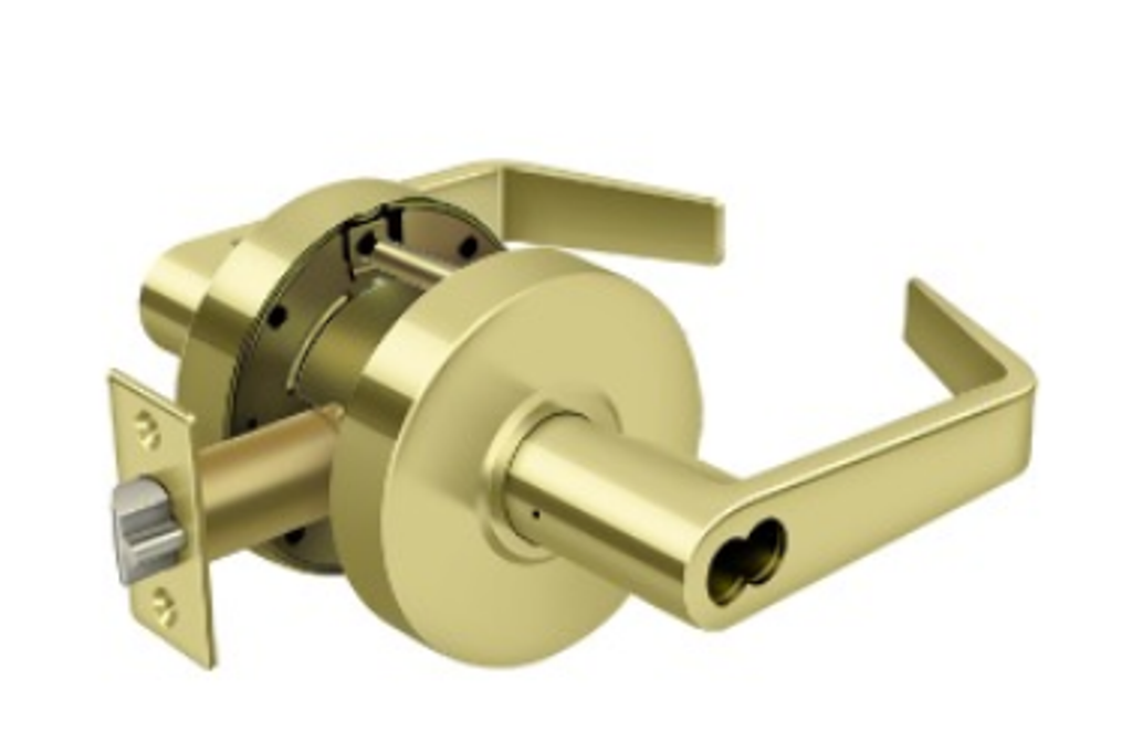 Commercial Grade 2 Entry Door Lock with Interchangeable Core Lever