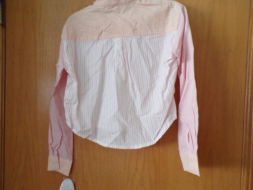 LS Button Front STRIPED WOVEN Blouse~Girl's Sizes~NEW w/tags~Choice of Colors - Picture 6 of 17