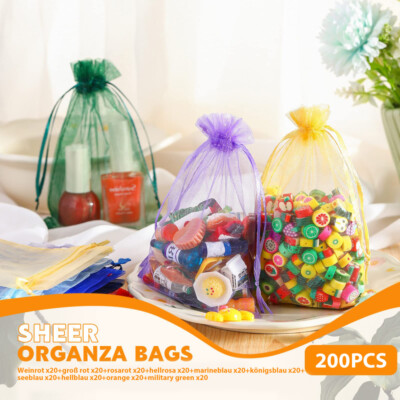 10 Stück Organza Beutel Aufbewahrungstasche - Für Kleidung Und Accessoires