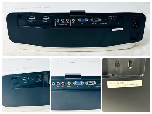 EPSON EH-TW8200 3LCD Full HD Home Theater Projector 2400lm Operation Tested - Picture 5 of 11