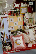 Just For Baby Leisure Arts 190 Cross Stitch Pattern Leaflet