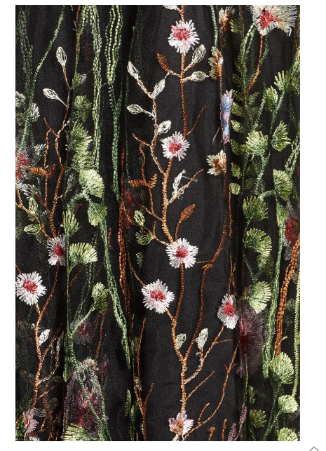 MAC DUGGAL EMBROIDERED FLORAL FIT & FLARE COCKTAIL DRESS 2 | eBay