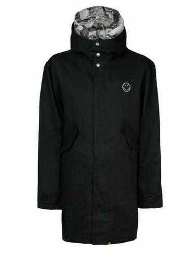 Pretty Green Mens Smiley Cotton Parka 