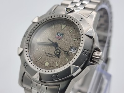 Tag Heuer WD1211-K-20 1500 Professional Granite Dial Quartz Watch 