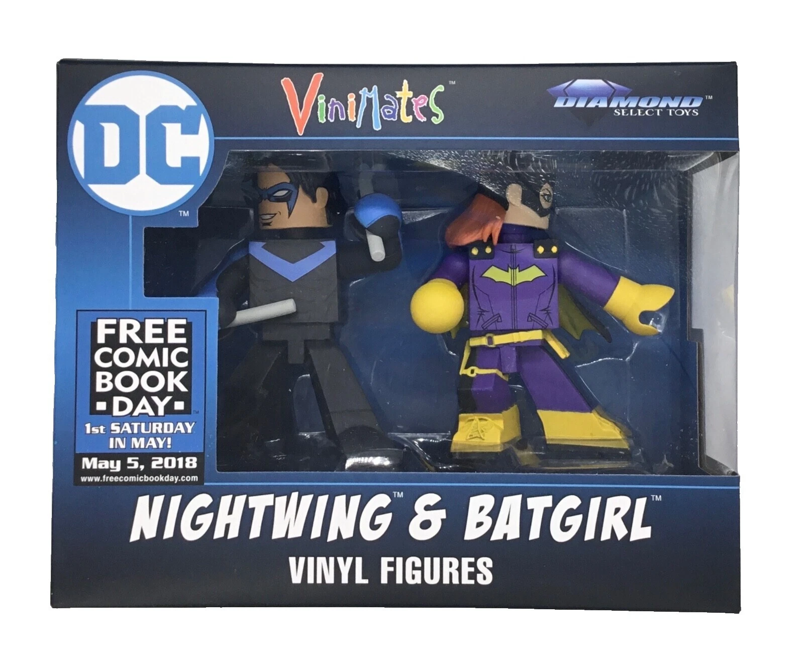Figuras de Acción de Vinilo Diamond Select Nightwing y accesorios