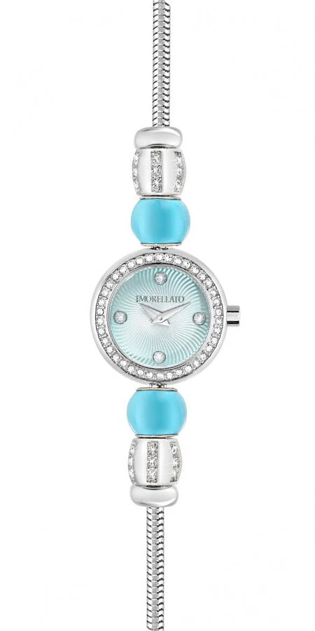 Watch Women's Bracelet Morellato Drops Steel 6 Charms Included Turquoise - image 3 of 4