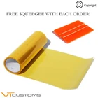 Yellow Headlight Tint Car Film Fog Light [ 30 x 100cm + Squeegee Tool ]