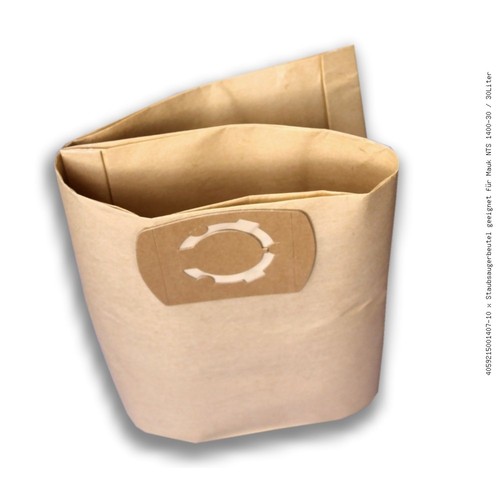 Vhbw 30x Sacchetti Compatibile Con Plus Punkt NTS 1400 Nts1400 Aspirapolvere In Carta Color Sabbia 84016699