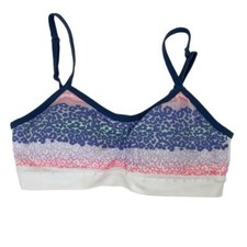 Maidenform Girl Multicolor Animal Print Seamless Adjustable Bralette Medium