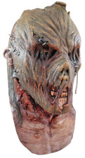 Bloody Undead Serial Killer Ghoulish DELUXE ADULT LATEX ZOMBIE SCARECROW MASK