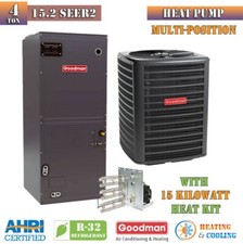 Goodman 4 Ton Heat Pump Split System 15.2 SEE...