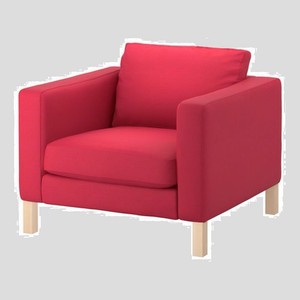 Ikea Karlstad Sivik Pink Red Armchair Cover Chair Slipcover New Image Is Loading Ikea Karlstad Sivik 034 Pink Red Armchair