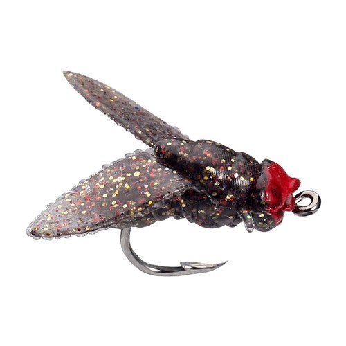 40pcs 12mm Bionic Fly Fishing Bait, Color Small Fly Hook Fly Fishing Bait UK - Picture 15 of 17