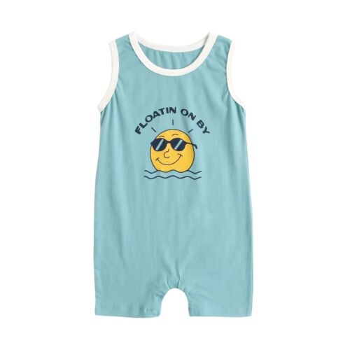 Sanlutoz Summer Baby Boy Romper Short Sleeve Cartoon Outfit (156) - Picture 7 of 8