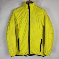 Helly Hansen Womens Small Insulated Jacket Yellow Outdoors Hiking Camping