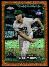 2024 Topps Pro Debut Chrome Garrett Baumann /25 Augusta GreenJackets #PDC-4