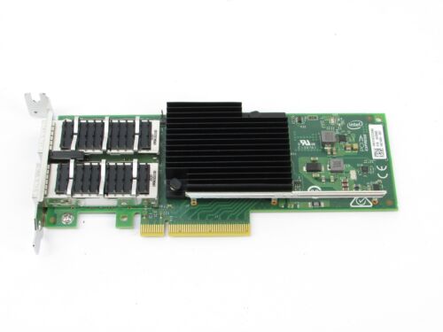 Carte réseau QSFP + HBA PCIe double port Dell Intel XL710 08DKFV 40 Go - Photo 1/6