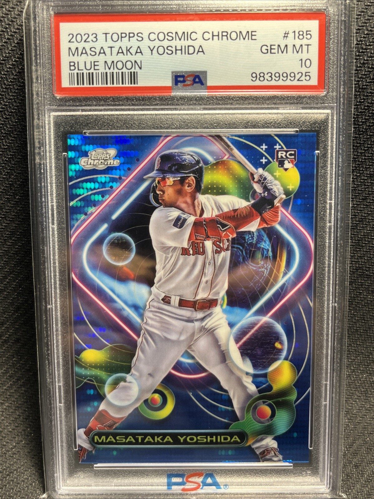 2023 Topps Cosmic Chrome Masataka Yoshida RC 8/99 Blue Moon PSA10 Red Sox