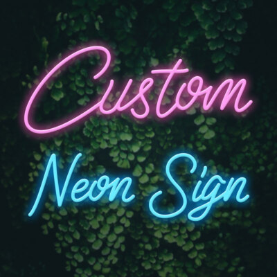 Personalized Custom Neon Signs Light Bedroom Happy Birthday Wedding Party Decor