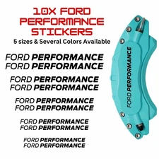 10x Ford Performance Brake Caliper Decal Stickers / Car Decals / Car Stickers