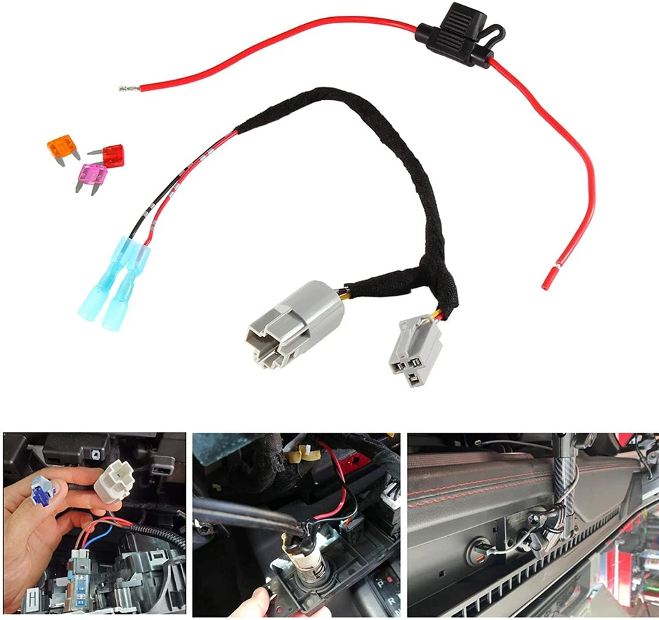 Adaptador de corriente para Chevy Silverado GMC Sierra 12V encendedor enchufe de encendido Foto 2 de 4