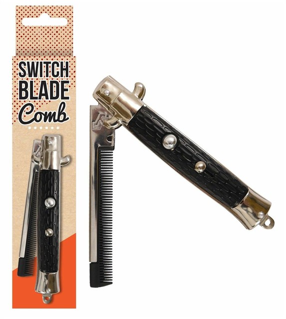 Switch Blade Comb 50s Fonz Joke Flick Knife Fancy Dress Teddy Boy for