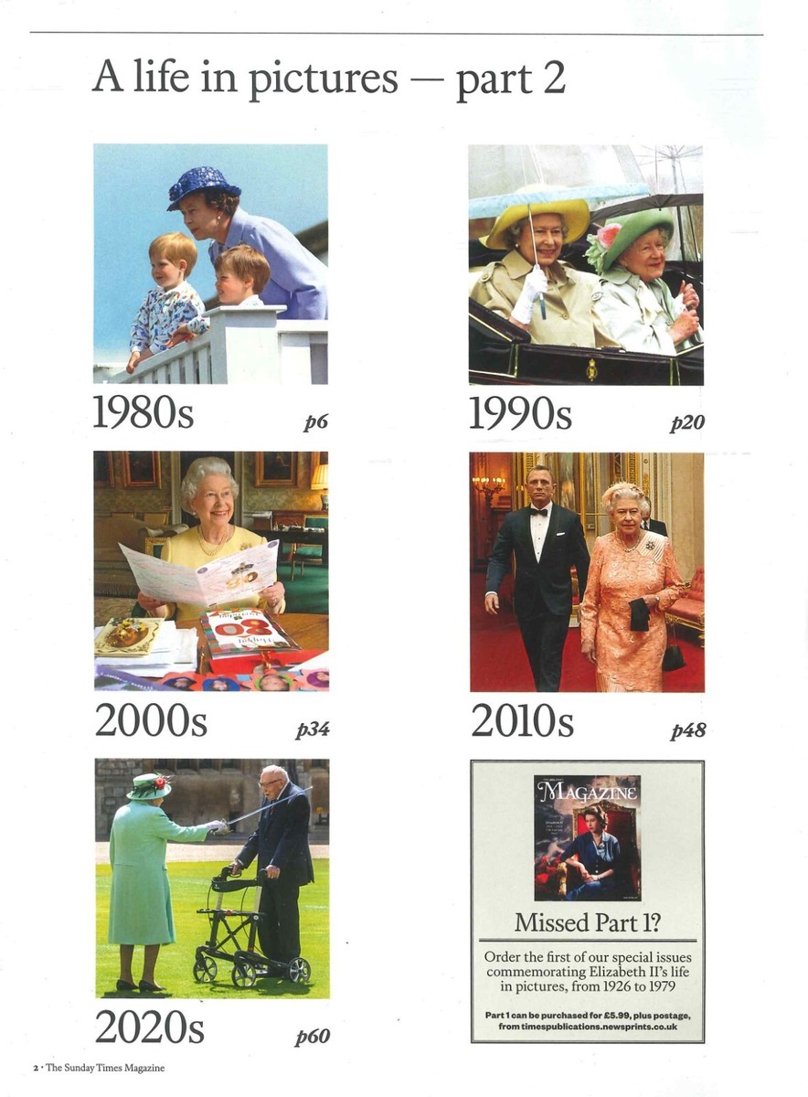 その他 The40thAnniversary of Queen Elizabeth II UK Sunday Times Magazine: Queen Elizabeth II, A Life in