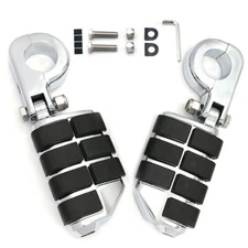 Chrome Footpegs & Mounts 1-1/4" 25mm Crash Bar For Indian Chief Chieftain Models