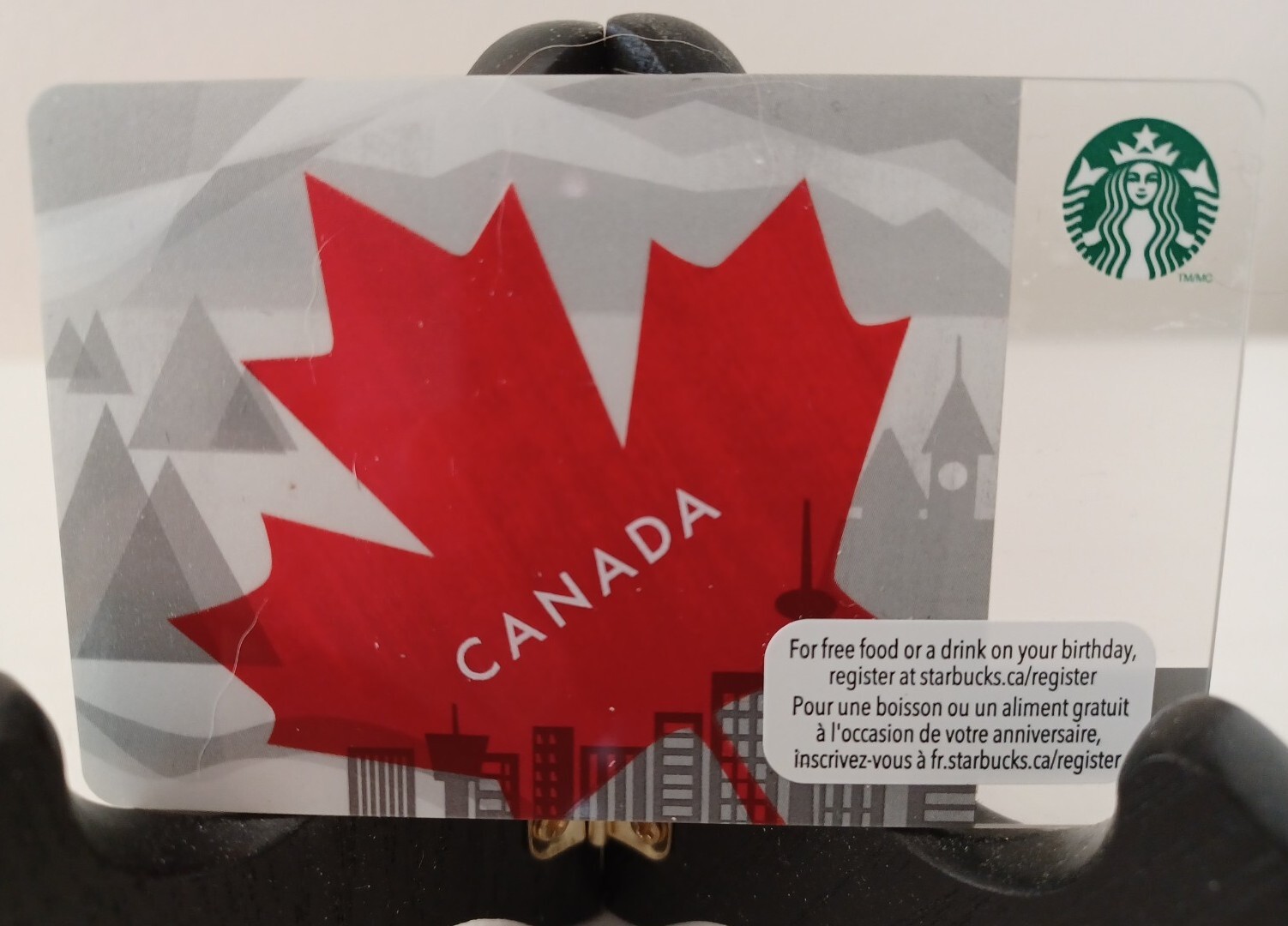 STARBUCKS CARD 2013 " CANADA MAPLE LEAF " GREAT PRICE ~ BRAND NEW