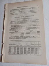 1875 Train Report UTICA & BLACK RIVER RAILROAD Philadelphia New York DeWitt West