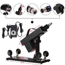 3XLR Sex Maschine Automatische mit Dildo Vibrator Zubeh&ouml;r Saugnapf Sexspielzeug