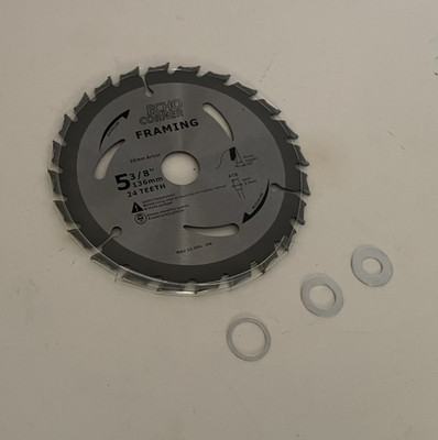 Echo 5-3/8  (20mm Arb) Circular Saw Blades Framing Cross Cut 48 Teeth