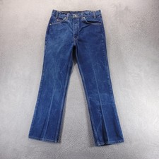 VTG Levis 517 Jeans Mens 34x30 Blue Slim Bootcut Orange Tab Made In USA 90s