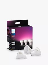 Philips Hue White & Colour Ambiance GU10 Spotlight Bulb - 3 Pack