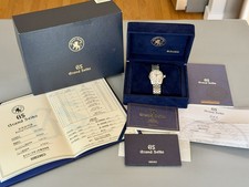 Grand Seiko SBGW005 - B&P, Cream Dial, Blued Second Hand, Beads of Rice Bracelet 6