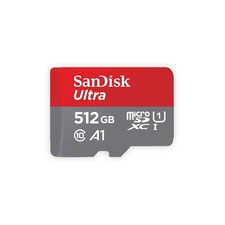 SanDisk Ultra 512GB A1 MicroSDXC Card UHS-I C10  SD Adapter