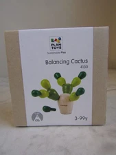 NIB Plan Toys Sustainable Play Balancing Cactus #4130