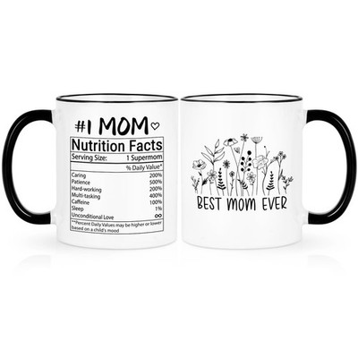 Gifts for Mom, Best Mom Ever Mug, Mommy Birthday Mothers Day Valentines