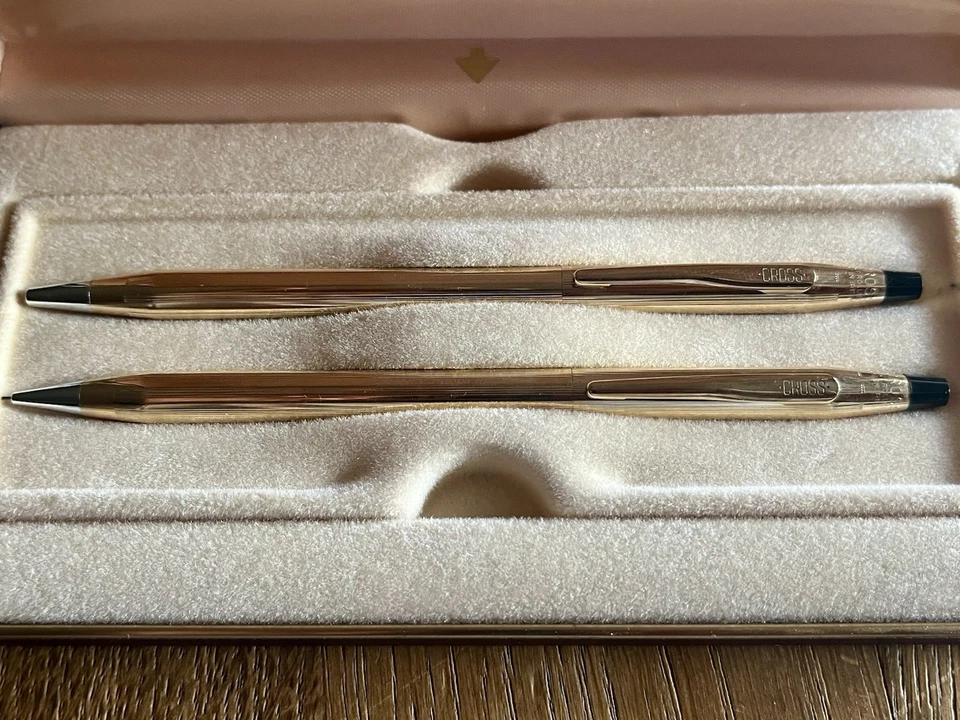 Cross Classic Cenutury 23kt Gold Plated Stift Set NEU Made In Ireland - Bild 2 von 2