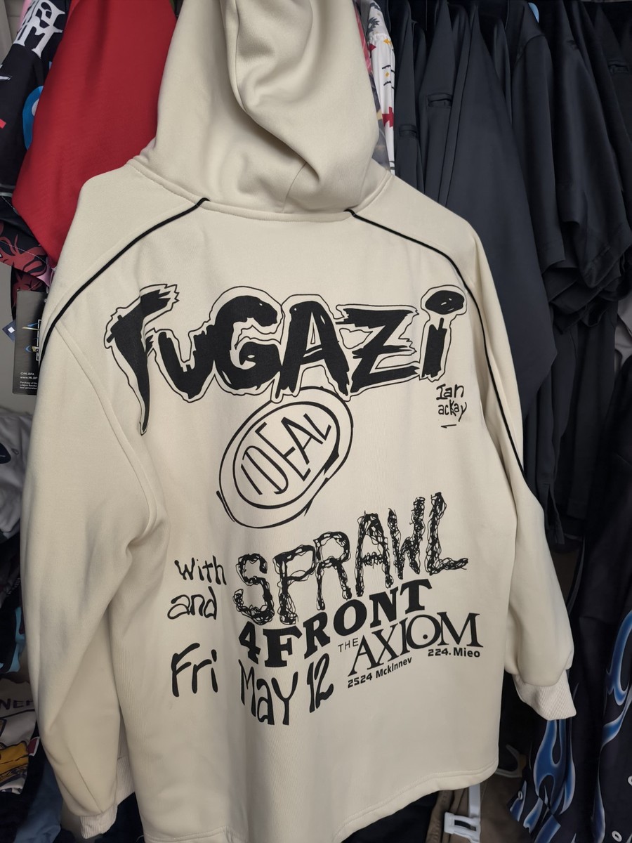 Fugazi Ian MacKay mickey mouse sprawl hardcore punk pullover