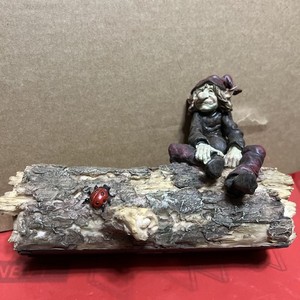 Figurine Troll Pixies - David Enterprise - Anthony Fisher - Déco Champignon 40cm