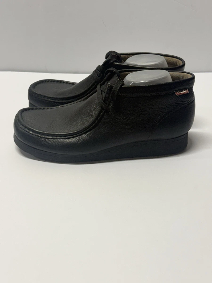 Clarks NIB Men\'s Size 10 Black Padmore II  Hi Chukka Desert Boots Clarks Padmore Black Leather Casual BOOTS 79161 Wallabee  main image 4