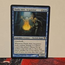 Magic: The Gathering Thada Adel Acquisitor Rare Legendary Blue Worldwake 40 Reg…