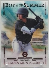 2025 Panini Boys of Summer Braden Montgomery Red Parallel /175 #47 White Sox