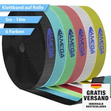 Klett Kabelbinder Klettband Rolle wiederverwendbar Klettverschluss