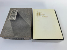 Nueva edición católica ilustrada vintage de San José Santa Biblia bordes dorados