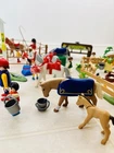 VTG 2000s Playmobil Pony Ranch Horse Training Riding Farm Equestrian Sets - 75pc