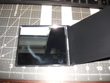 Compact Vanity Mirror for Men, Black, Travel Shaving Handbag... JC brand  3"x5"